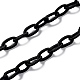 Collares de cadena de cable de nailon personalizados NJEW-JN02940-4