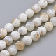 Chapelets de perle en agate naturelle patinée G-S249-09-10mm-1