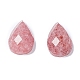 Cabochons de quartz fraise naturel G-G0001-B03-3