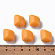 不透明なアクリルビーズ  ポリゴン  オレンジ  17.5x15.5x11mm  穴：2mm  約230個/500g MACR-S373-15A-A07-3