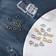 Sunnyclue 1 boîte de 60 perles en acier inoxydable pour la fabrication de bijoux STAS-SC0004-10-4