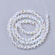 Electroplate Glass Beads Strands X-EGLA-Q118-4mm-C17-2