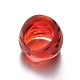 Смешанный Lampwork ручной широкий группа кольца RJEW-X0005-B-3