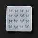 Stampi in silicone per alimenti fai da te a forma di farfalla AJEW-A033-01-3