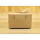 Boîte cadeau en papier kraft CON-WH0022-04-2