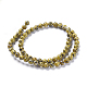 Chapelets de perles en labradorite naturelle  G-E383-6mm-08-2
