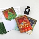 Kits de tarjetas de felicitación de pintura de diamantes con tema navideño diy DIAM-PW0001-183-5