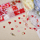 CHGCRAFT 460Pcs 28Styles Valentine's Day Beads DIY Jewelry Making Finding Kit Red Heart Love Assorted Resin Glass Acrylic Polymer Clay Beads for Bracelets Jewelry Making Charm Crafts Party Decoration DIY-FH0006-01-4