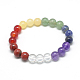 Natural Gemstone Stretch Bracelets G-S263-23-1
