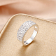 Classic Brass Cubic Zirconia Wide Band Finger Ring RJEW-BB01607-8S-3