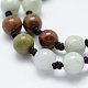Natural Myanmar Jade/Burmese Jade Beads Necklaces NJEW-F202-A03-2