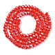 Electroplate Glass Beads Strands EGLA-A034-P2mm-A10-3