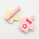 Wooden Note Pegs Clips X-AJEW-S013-01-2
