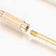 Unisex Pure Handmade Brass Key Rings KEYC-WH0010-03-2