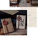 スクラップブッククラフト紙パッド  DIYアルバムスクラップブック用  グリーティングカード  背景紙  装飾的な日記  ペルー  16x8.4cm  60個/袋 X-DIY-H129-B05-4