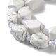 Natürliche Howlith Perlen Stränge G-C182-23-01-4