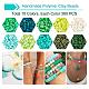 SUPERFINDINGS Eco-Friendly Handmade Polymer Clay Beads CLAY-FH0001-02A-02-6