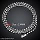 316L Surgical Stainless Steel Ball Chain Necklaces for Men NJEW-BB07995-20-4