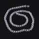 Chapelets de perles en verre transparent GLAA-R095-8mm-15-2