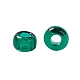 12/0グレードの丸いガラスシードビーズ  透明色  濃い緑  12/0  2x1.5mm  穴：0.8mm  約30000個/袋 SEED-Q006-F23-4