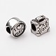 Travel Theme Vintage Mixed Shape with Word 316 Stainless Steel European Beads OPDL-PH0003-2