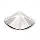 Carved 304 Stainless Steel Fan Pendants X-STAS-N073-10-2