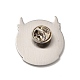 Skull & Wing Alloy Brooch for Backpack Clothes JEWB-G020-12P-2