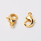 Grade AA Brass Lobster Claw Clasps for Jewelry Necklace Bracelet Making X-KK-M007-A-G-NR-1
