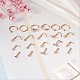 21Pcs 21 Style Clear Cubic Zirconia Flower & Flat Round & Heart Nose Studs & Rings Set JX527C-4
