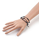 Cowhide Leather Cord Wrap Bracelets BJEW-JB03882-4