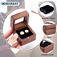 Square Wood Ring Storage Boxes CON-WH0087-52A-4