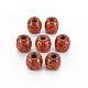 Printed Natural Wood Beads X-WOOD-S053-62A-2
