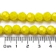Supports de perles de verre opaques EGLA-A035-P8mm-D04-5