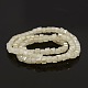Half Rainbow Plated Imitation Jade Glass Faceted Cube Beads Strands GLAA-A031-2mm-HR03-2
