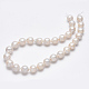 Pepitas perlas barrocas naturales perlas keshi perlas hebras PEAR-Q004-32-4