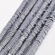 Electroplate Non-magnetic Synthetic Hematite Beads Strands G-J165-3mm-08-1