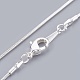 Silver Color Plated Brass Necklaces X-SW023-S-2