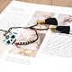 Bracelet tressé en perles de rocaille miyuki avec double pompon BJEW-A121-38A-1