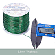 BENECREAT 20 Gauge (0.8mm) Aluminum Wire 770FT (235m) Anodized Jewelry Craft Making Beading Floral Colored Aluminum Craft Wire - Green AW-BC0001-0.8mm-10-8