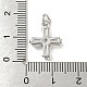 Rack Plating Brass Micro Pave Cubic Zirconia Pendants KK-A200-16P-3