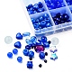Kits de fabricación de joyas de pulsera serie azul diy DIY-YW0002-66-6