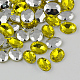 Cabochons de acrílico del Diamante de imitación de Taiwán ACRT-M004-21x30mm-16-1