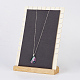 Wood Necklace Displays NDIS-E020-01-4