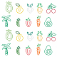 Sunnyclue: утюг для овощей и фруктов и пластиковые скрепки для бумаг TOOL-SC0001-14-1