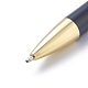 格納式ボールペンを回します  アクリル模造真珠フラワーブラックインクボールペン  スタイリッシュな事務用品  ブラック  13.1x0.95cm AJEW-K026-05A-3