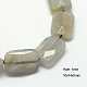 Natural Grey Moonstone Beads Strands G-G234-10x14mm-07-1