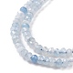 Natural Aquamarine Beads Strand G-E591-02-4