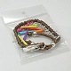 Bracelets de pointe en plastique ccb de mode BJEW-JB00633-12-3