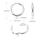 201 Stainless Steel Huggie Hoop Earring Findings STAS-P283-01F-S-3