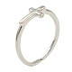Brass Cuff Rings RJEW-L100-005-3